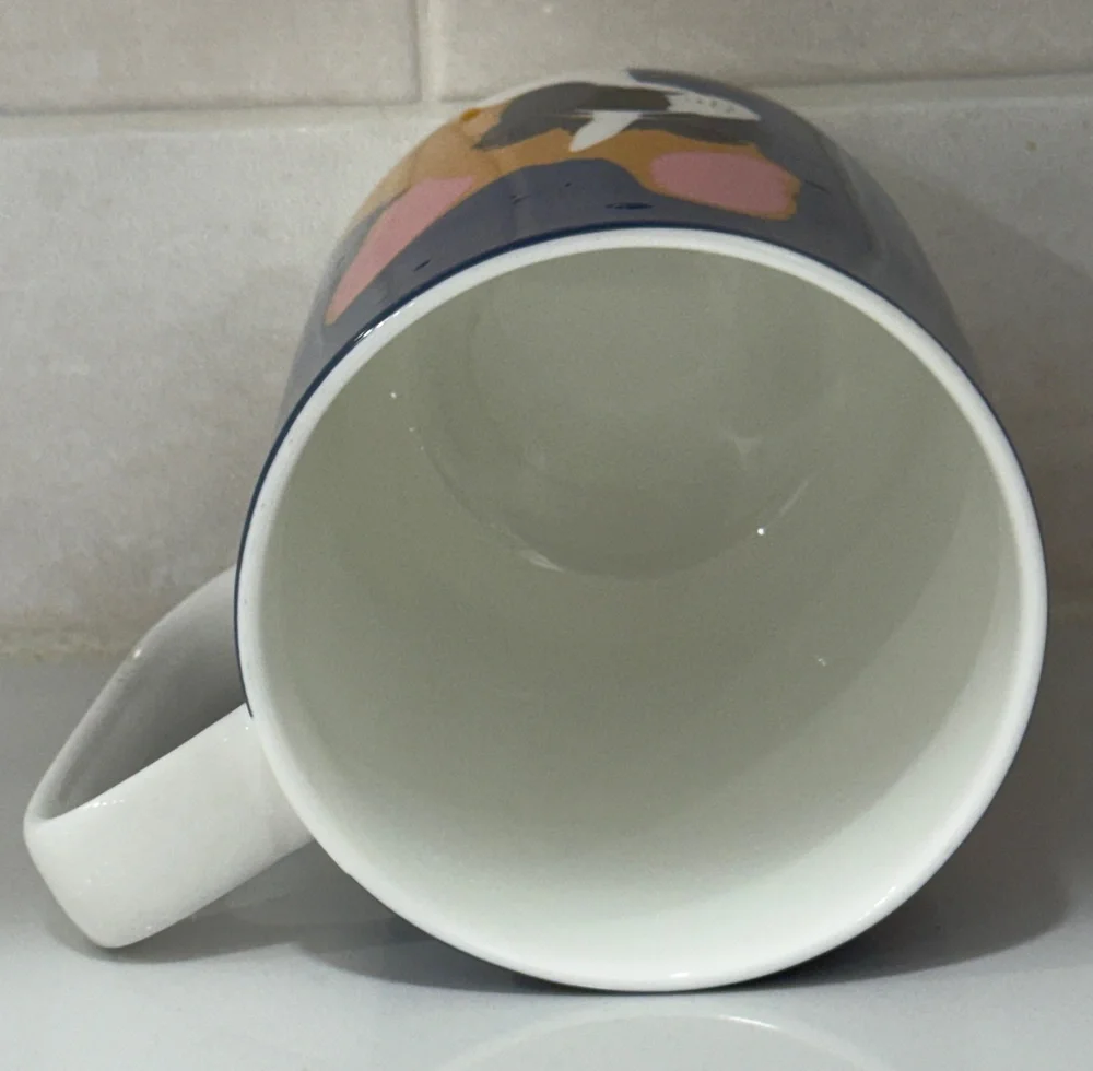 Portobello By Design French Bulldog Fine Bone China Cup Mug Navy Dog England